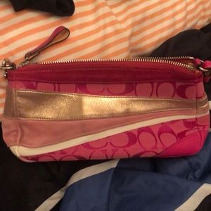 Authentic Coach Pink Colors mini purse
